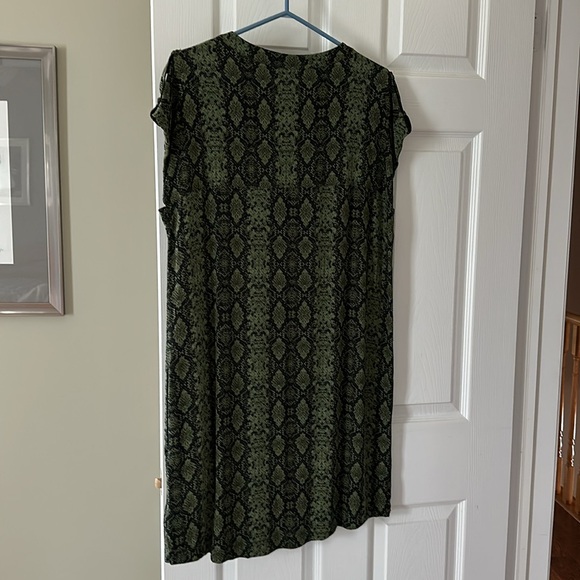 Anthropology Green/Black Dress - Picture 4 of 6